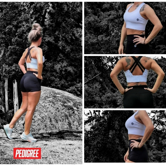 Pedigree EVODRY 3 Piece Limited Edition Workout Set | White & Black - Picture 2 of 15